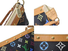 Load image into Gallery viewer, 極美品 LOUIS VUITTON ルイヴィトン ポシェットアクセソワール アクセサリーポーチ M92648 モノグラム マルチカラー ブラック 中古 4c073108