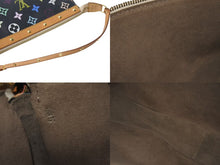 Load image into Gallery viewer, 極美品 LOUIS VUITTON ルイヴィトン ポシェットアクセソワール アクセサリーポーチ M92648 モノグラム マルチカラー ブラック 中古 4c073108