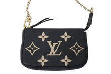 Load image into Gallery viewer, 極美品 LOUIS VUITTON ルイヴィトン ミニ ポシェット アクセソワール アクセサリーポーチ M80732 モノグラム アンプラント ブラック 中古 4c073110