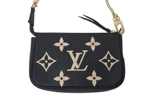 Load image into Gallery viewer, 極美品 LOUIS VUITTON ルイヴィトン ミニ ポシェット アクセソワール アクセサリーポーチ M80732 モノグラム アンプラント ブラック 中古 4c073110