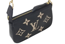 Load image into Gallery viewer, 極美品 LOUIS VUITTON ルイヴィトン ミニ ポシェット アクセソワール アクセサリーポーチ M80732 モノグラム アンプラント ブラック 中古 4c073110