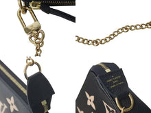 Load image into Gallery viewer, 極美品 LOUIS VUITTON ルイヴィトン ミニ ポシェット アクセソワール アクセサリーポーチ M80732 モノグラム アンプラント ブラック 中古 4c073110