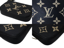 Load image into Gallery viewer, 極美品 LOUIS VUITTON ルイヴィトン ミニ ポシェット アクセソワール アクセサリーポーチ M80732 モノグラム アンプラント ブラック 中古 4c073110