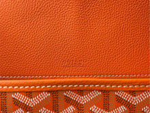 Load image into Gallery viewer, 新品未使用 GOYARD ゴヤール ベルヴェデーレ PM ショルダーバッグ オレンジ BELVE3PMLTY07CG07P PVC レザー ヘリンボーン柄 中古 4c073112