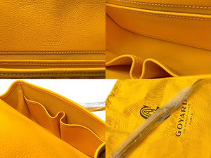 新品未使用 GOYARD ゴヤール ベルヴェデーレ PM ショルダーバッグ イエロー BELVE3PMLTY08CG08P PVC レザー ヘリンボーン柄 中古 4c073113