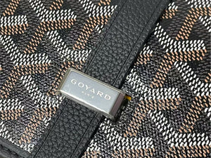新品未使用 GOYARD ゴヤール ベルヴェデーレ MM ショルダーバッグ ブラック BELVE3MMLTY01CG01P PVC レザー ヘリンボーン柄 中古 4c073114
