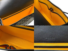 Load image into Gallery viewer, 新品未使用 GOYARD ゴヤール ベルヴェデーレ MM ショルダーバッグ ブラック BELVE3MMLTY01CG01P PVC レザー ヘリンボーン柄 中古 4c073114