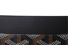 Load image into Gallery viewer, 新品未使用品 GOYARD ゴヤール サンシュルピス カードケース キャンバス レザー ブラック 中古 4c073115