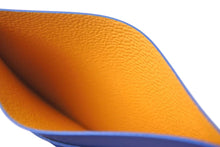 Load image into Gallery viewer, 新品未使用品 GOYARD ゴヤール サンシュルピス カードケース キャンバス レザー ブルー 中古 4c073117