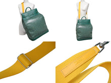Load image into Gallery viewer, 極美品 GOYARD ゴヤール スティーマー PM ショルダーバッグ STEAM2PMLTY09CL09P グリーン PVC レザー 中古 4c073118