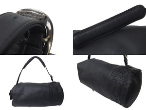 極美品 CHROME HEARTS クロムハーツ DIPOSITION 3wayバッグ ボストンバッグ ハンドバッグ クロスパッチ ブラック 中古 4c073120
