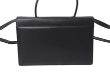 画像をギャラリービューアに読み込む, 極美品 GIVENCHY ジバンシー ショルダーバッグ ハンドバッグ 2WAY カーフレザー ブラックロゴ金具 シルバー金具 中古 4c073121 