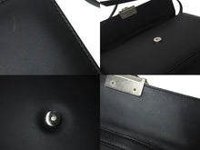 画像をギャラリービューアに読み込む, 極美品 GIVENCHY ジバンシー ショルダーバッグ ハンドバッグ 2WAY カーフレザー ブラックロゴ金具 シルバー金具 中古 4c073121 