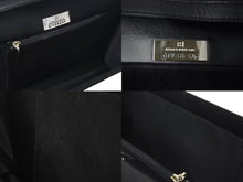 画像をギャラリービューアに読み込む, 極美品 GIVENCHY ジバンシー ショルダーバッグ ハンドバッグ 2WAY カーフレザー ブラックロゴ金具 シルバー金具 中古 4c073121 
