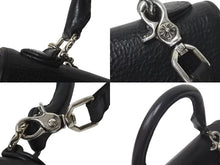 Load image into Gallery viewer, 極美品 CHROME HEARTS クロムハーツ DOC ADAMS ドッグアダムス ハンドバッグ 2WAY BSフレア ブラック レザー シルバー925 中古 4c073123