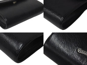 極美品 CHROME HEARTS クロムハーツ DOC ADAMS ドッグアダムス ハンドバッグ 2WAY BSフレア ブラック レザー シルバー925 中古 4c073123