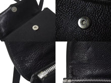 Load image into Gallery viewer, 極美品 CHROME HEARTS クロムハーツ DOC ADAMS ドッグアダムス ハンドバッグ 2WAY BSフレア ブラック レザー シルバー925 中古 4c073123