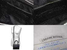 Load image into Gallery viewer, 極美品 CHROME HEARTS クロムハーツ DOC ADAMS ドッグアダムス ハンドバッグ 2WAY BSフレア ブラック レザー シルバー925 中古 4c073123