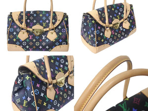 新品同様 LOUIS VUITTON ルイヴィトン ビバリーGM ハンドバッグ M40202 モノグラム マルチカラー PVC レザー 村上隆 中古 4c073125