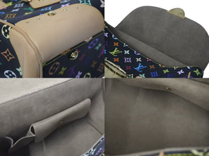 新品同様 LOUIS VUITTON ルイヴィトン ビバリーGM ハンドバッグ M40202 モノグラム マルチカラー PVC レザー 村上隆 中古 4c073125
