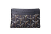 Load image into Gallery viewer, GOYARD ゴヤール × LOVELESS AOYAMA x mastermind JAPAN マスターマインド サンシュピルス カードケース ブラック 美品 中古 4c073126