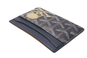 GOYARD ゴヤール × LOVELESS AOYAMA x mastermind JAPAN マスターマインド サンシュピルス カードケース ブラック 美品 中古 4c073126