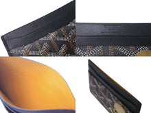 Load image into Gallery viewer, GOYARD ゴヤール × LOVELESS AOYAMA x mastermind JAPAN マスターマインド サンシュピルス カードケース ブラック 美品 中古 4c073126