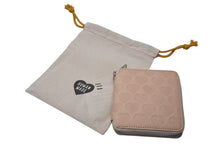 画像をギャラリービューアに読み込む, 新品未使用 HUMAN MADE ヒューマンメイド LEATHER ZIP WALLET 二つ折り財布 HM28GD054 レザー コットン ベージュ シルバー 中古 4c073131