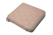 画像をギャラリービューアに読み込む, 新品未使用 HUMAN MADE ヒューマンメイド LEATHER ZIP WALLET 二つ折り財布 HM28GD054 レザー コットン ベージュ シルバー 中古 4c073131