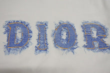 Load image into Gallery viewer, 極美品 Christian Dior クリスチャンディオール 半袖Ｔシャツ 3P16155024 サイズ36 デニムロゴプリント ホワイト コットン 中古 4c073188
