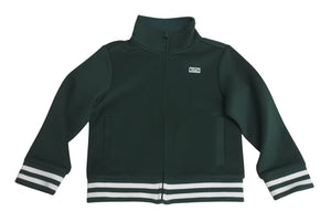 KITH キース セットアップ キッズ スウェット ロゴ刺繍 ポリエステル ポリウレタン グリーン ホワイト 美品 中古 4c073190