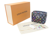 画像をギャラリービューアに読み込む, 新品未使用 LOUIS VUITTON ルイヴィトン LV × TM ニース ミニ ハンドバッグ M13747 モノグラム マルチカラー ブラック 村上隆 中古 4c073200