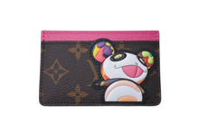 Load image into Gallery viewer, 新品未使用 LOUIS VUITTON ルイヴィトン 村上隆 LV × TM モノグラム カードケース ポルト カルト・サーンプル パンダ M13439 中古 4c073203