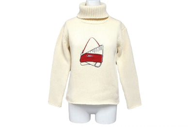 極美品 Christian Dior クリスチャンディオール pouch knit turtle neck ポーチタートルネックニット 中古 4c073214