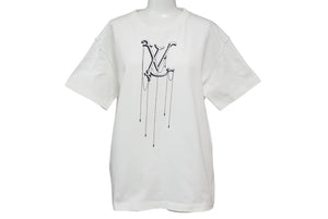 LOUIS VUITTON ルイヴィトン pendant embroidery ペンダントエンブロイダリーTシャツ ホワイト サイズ XS 美品 中古 4c073217