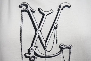 LOUIS VUITTON ルイヴィトン pendant embroidery ペンダントエンブロイダリーTシャツ ホワイト サイズ XS 美品 中古 4c073217