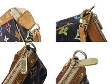 Load image into Gallery viewer, LOUIS VUITTON ルイヴィトン ポシェット アクセソワール アクセサリーポーチ M92648 モノグラムマルチ 村上隆 ブラック 美品 中古 4c073223