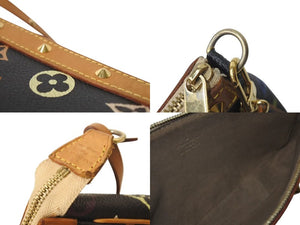 LOUIS VUITTON ルイヴィトン ポシェット アクセソワール アクセサリーポーチ M92648 モノグラムマルチ 村上隆 ブラック 美品 中古 4c073223