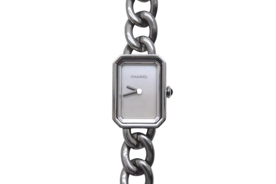 CHANEL シャネル プルミエール シェル文字盤 腕時計 SS QZ ステンレス クォーツ H3249 美品 中古 4c073224