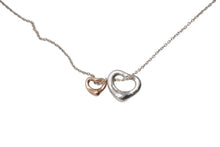 Load image into Gallery viewer, 極美品 TIFFANY&amp;Co. ティファニー エルサ ペレッティ オープン ハート ペンダント ネックレス エクストラミニ 重量約2.4g 全長約41cm 美品 中古 4c073231