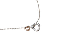 Load image into Gallery viewer, 極美品 TIFFANY&amp;Co. ティファニー エルサ ペレッティ オープン ハート ペンダント ネックレス エクストラミニ 重量約2.4g 全長約41cm 美品 中古 4c073231