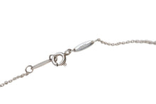 Load image into Gallery viewer, 極美品 TIFFANY&amp;Co. ティファニー エルサ ペレッティ オープン ハート ペンダント ネックレス エクストラミニ 重量約2.4g 全長約41cm 美品 中古 4c073231