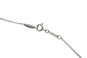 極美品 TIFFANY&Co. ティファニー エルサ ペレッティ オープン ハート ペンダント ネックレス エクストラミニ 重量約2.4g 全長約41cm 美品 中古 4c073231
