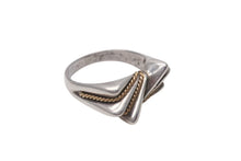 Load image into Gallery viewer, TIFFANY&amp;Co. ティファニー ツイストリボン リング 指輪 K18 シルバー925 3g サイズ10号 美品 中古 4c073233