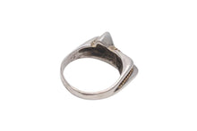 Load image into Gallery viewer, TIFFANY&amp;Co. ティファニー ツイストリボン リング 指輪 K18 シルバー925 3g サイズ10号 美品 中古 4c073233