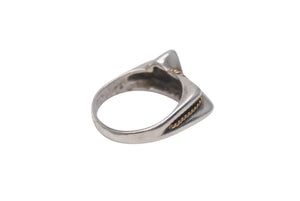 TIFFANY&Co. ティファニー ツイストリボン リング 指輪 K18 シルバー925 3g サイズ10号 美品 中古 4c073233