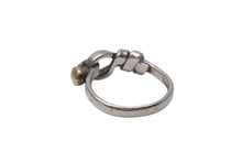 Load image into Gallery viewer, TIFFANY&amp;Co. ティファニー フックアンドアイ コンビ リング 指輪 K18 シルバー925 3g サイズ7号 美品 中古 4c073234