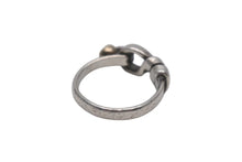 Load image into Gallery viewer, TIFFANY&amp;Co. ティファニー フックアンドアイ コンビ リング 指輪 K18 シルバー925 3g サイズ7号 美品 中古 4c073234