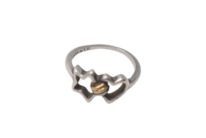 TIFFANY&Co. ティファニー スターアンドハート リング 指輪 K18 シルバー925 3g サイズ10号 美品 中古 4c073236