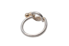 Load image into Gallery viewer, TIFFANY&amp;Co. ティファニー フックアンドアイ コンビ リング 指輪 K18 シルバー925 3g サイズ7号 美品 中古 4c073237